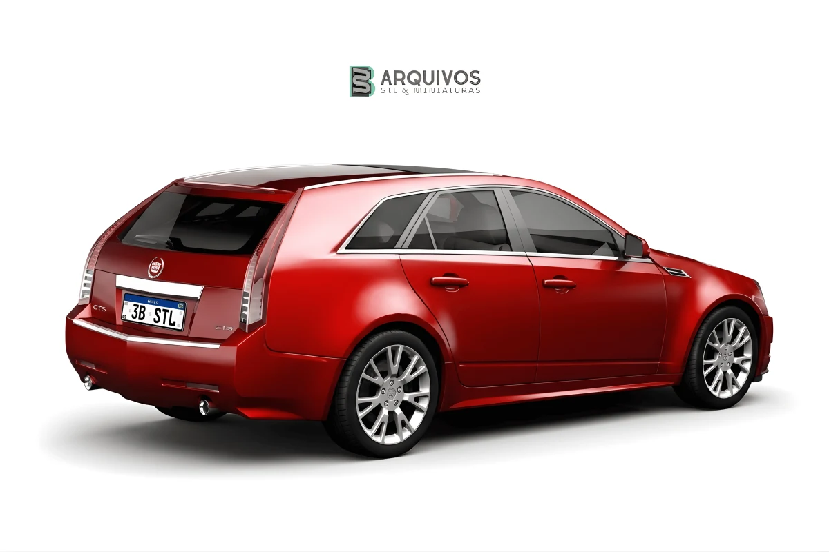 Modelo 3D STL - Cadillac CTS Sport Wagon 2010 — foto 2